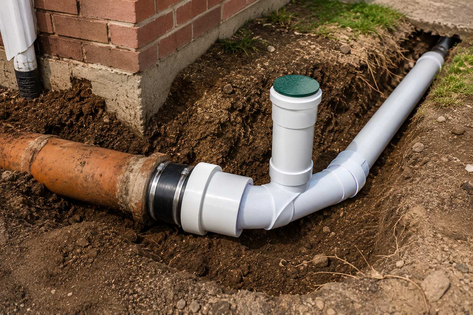 What Are the Most Common Challenges During a Sewer Conversion new sewer pipes to be installed at the correct depth